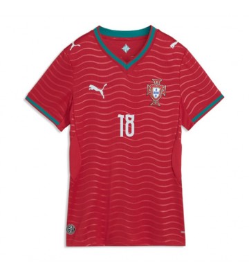 Portugal Pedro Neto #18 Hjemmebanetrøje Dame VM 2026 Kortærmet